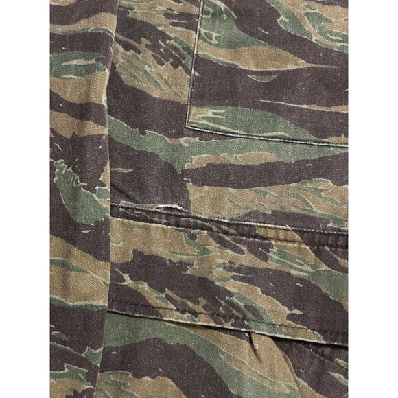 Vintage Buck-Spin Tiger Stripe Camouflage Hunting Combat Trousers Jacket Set - Picture 11 of 12